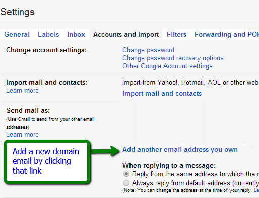Redirect your website email to Google email