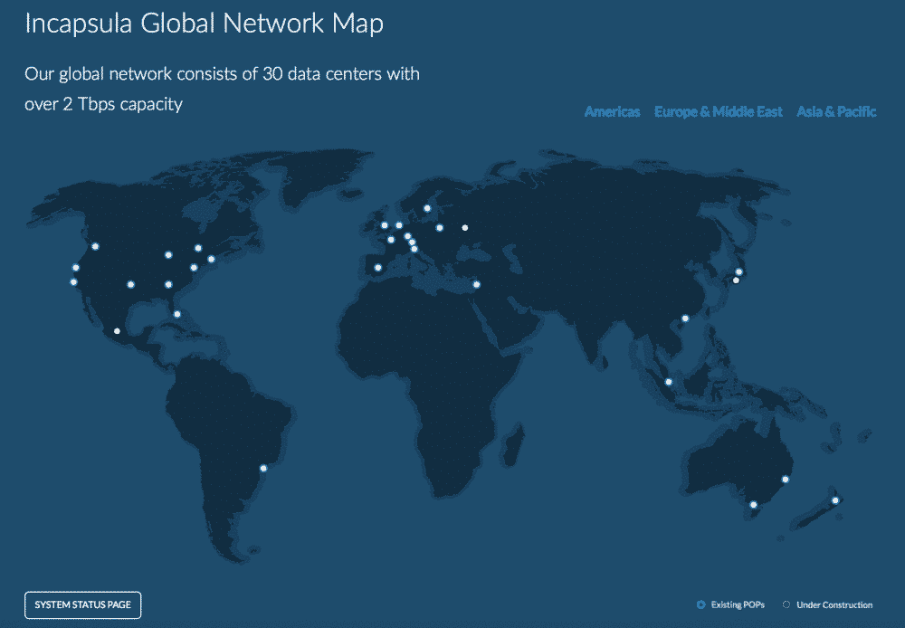 Incapsula Global CDN Network