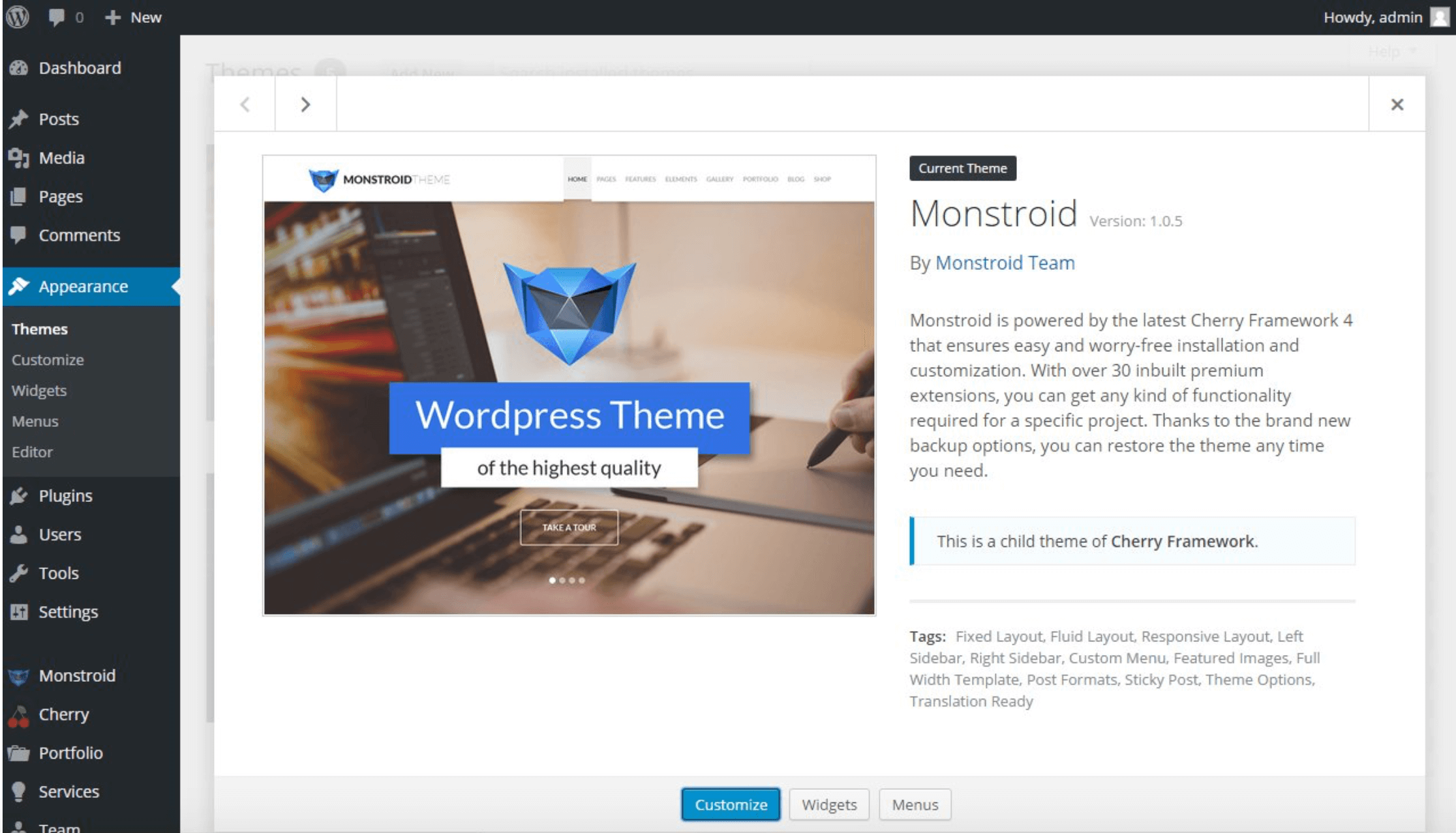 Monstroid WordPress theme review